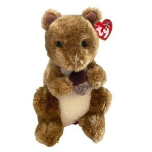 Ty Beanie Buddy "NUTTY" the Squirrel Stuffed Plush "RARE" 10 inch 2007 NWT